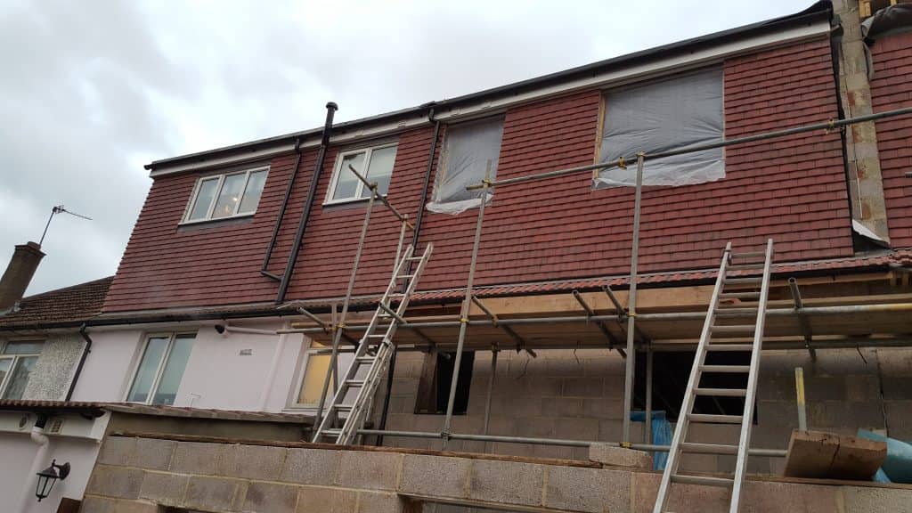 Rear dormer loft conversion in South West London