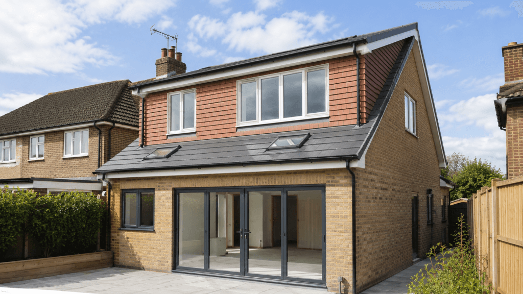 Hip to gable loft conversion in South West London